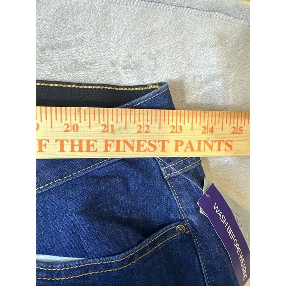 Catherines The Universal Jean Women’s 28WP Dark Wash Stretch Denim Jeans - Picture 6 of 9